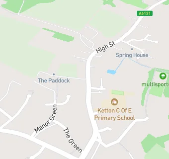 map for Ketton Primary School - School Club