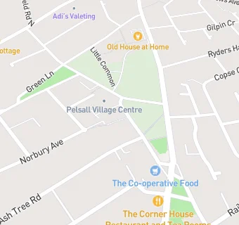 map for Pelsall Village Surgery