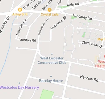 map for West Leicester Conservative Club