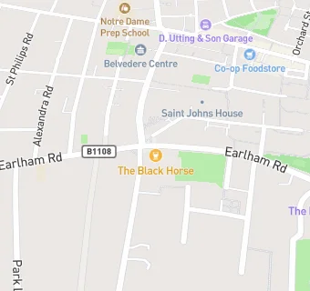 map for The Black Horse