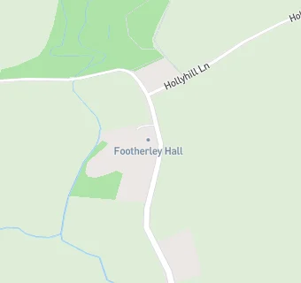 map for Footherley Hall Care Home