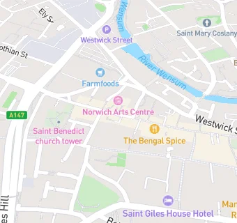 map for Ten Bells