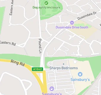 map for Dussindale Park Nursing Home