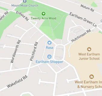 map for West Earlham Dental Health Practice Ltd