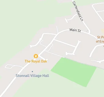 map for Stonnall Fish Bar