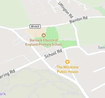 map for Barnack Village Hall