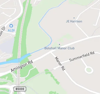 map for Bolehall Manor Club