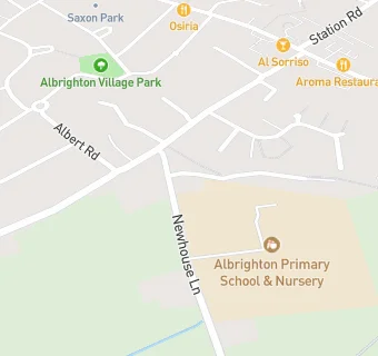 map for Dining @ Albrighton Primary School And Nursery