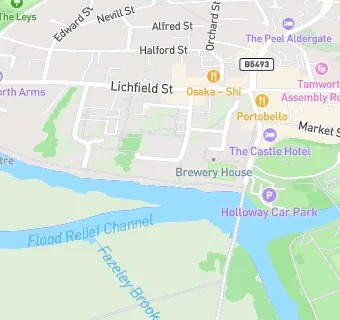 map for Riverside Surgery