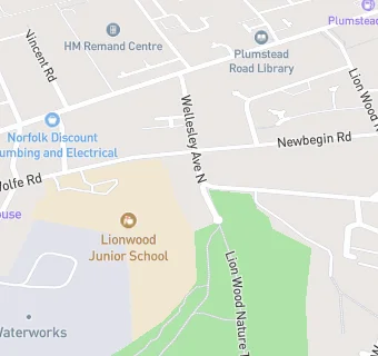 map for Lionwood Medical Practice