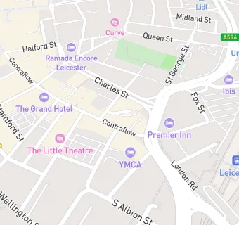 map for Leicester Coffee House