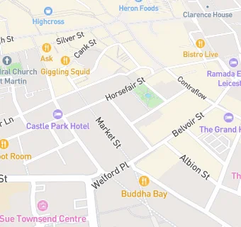 map for Bowling Green Street Surgery