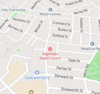 map for Community Health Centre