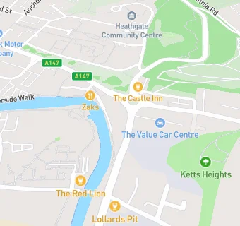 map for Bishop Bridge Fish And Chips