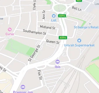 map for Boost Leicester