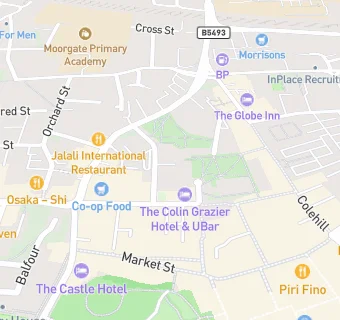 map for Tamworth Assembly Rooms