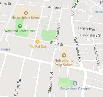 map for Adelaide Street Health Centre