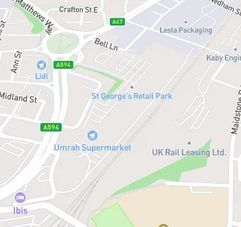 map for Ninja Warrior UK Leicester