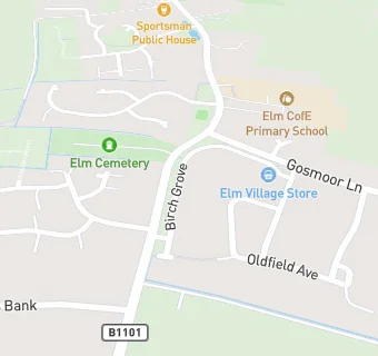 map for Elm Village Store