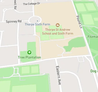 map for Thorpe St Andrew School and Sixth Form