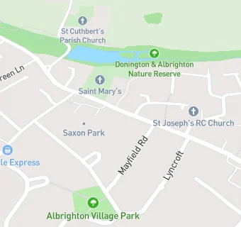 map for Shrewsbury Arms