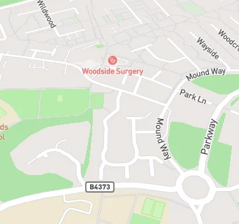 map for Woodside Infant School