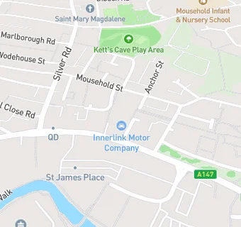 map for Mydentist, Barrack Street, Norwich