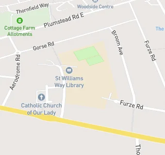 map for St William's Primary School