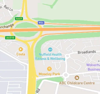 map for The Moseley Park