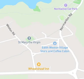 map for Edith Weston Village Store and Coffee Cabin