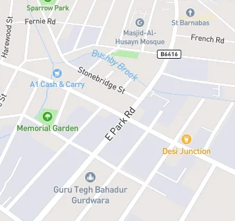 map for Kohinoor Leicester