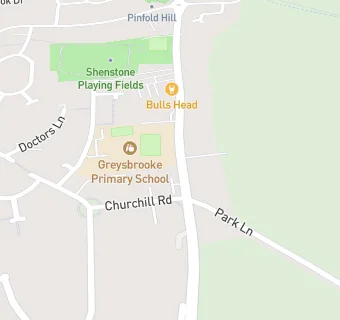 map for Shenstone Country Club - Punjabi Tandoori Kitchen