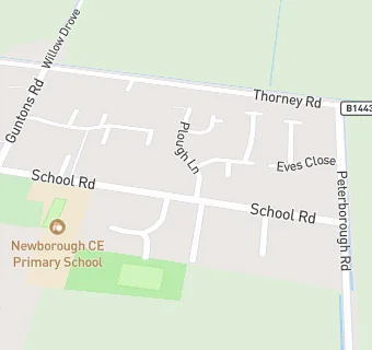 map for M & B Caterers at Newborough C of E Primary School