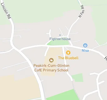 map for Peakirk-Cum-Glinton CofE Primary School