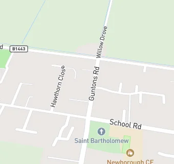 map for Newborough Primary Care Centre