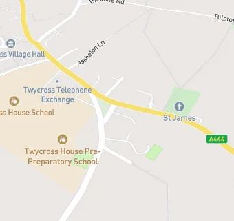 map for Twycross House Pre-Preparatory School