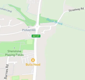 map for Shenstone Hall Residential Home