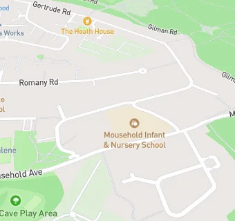 map for Mousehold Infant & Nursery School