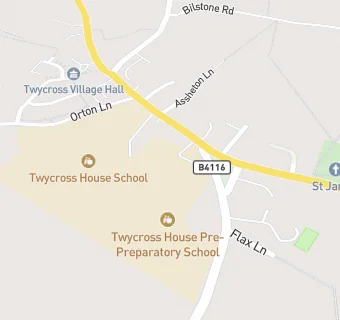 map for Twycross House School