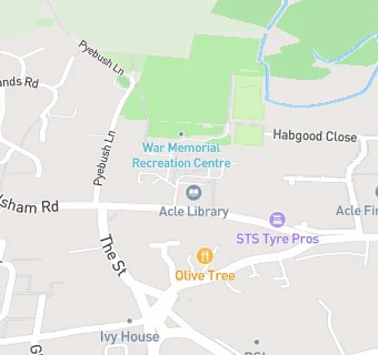 map for Acle War Memorial Recreation Centre & Social Club