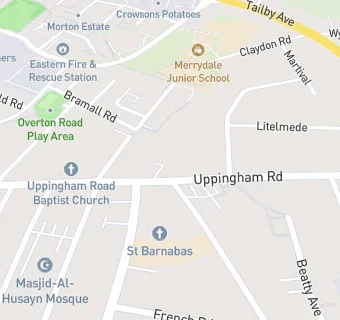 map for Uppingham Road Convenience Store