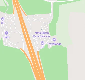 map for Greggs-Hilton Park Motorway Service Area- Southbound