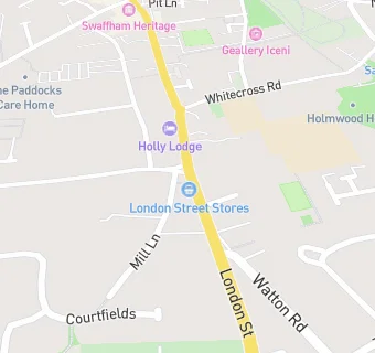 map for London Street Stores