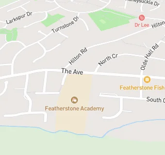 map for Featherstone Academy