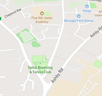 map for Spital Bowls & Tennis Club