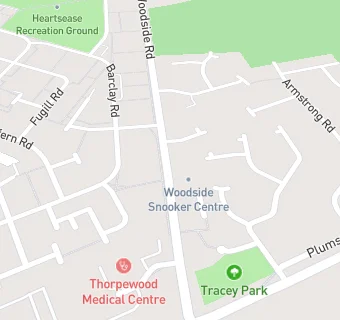 map for Woodside Snooker Centre