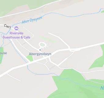 map for Ysgol Gynradd Abergynolwyn