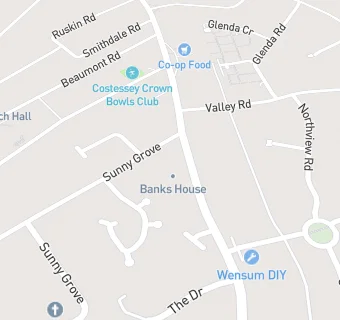 map for Banks House School