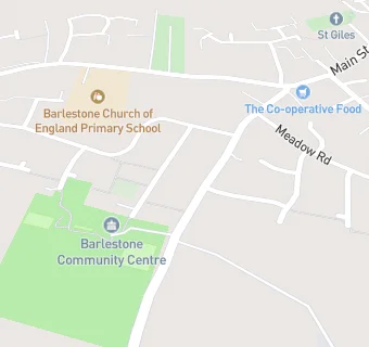 map for Barlestone Bowls Club