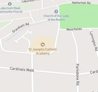 map for St Josephs Catholic Academy